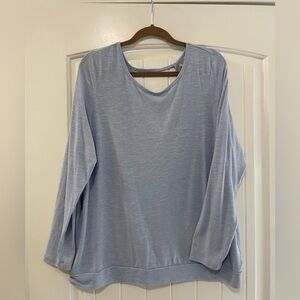 Zella Top with Cross-over Open-Back Detail